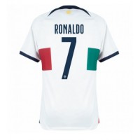 Portugal Cristiano Ronaldo #7 Bortatröja VM 2022 Korta ärmar